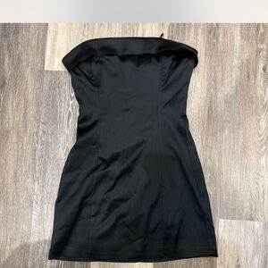 Elegant Black Strapless Dress